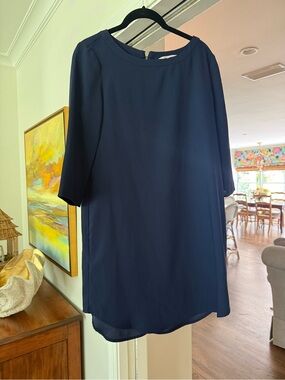 BB Dakota Classic Navy Shift Dress